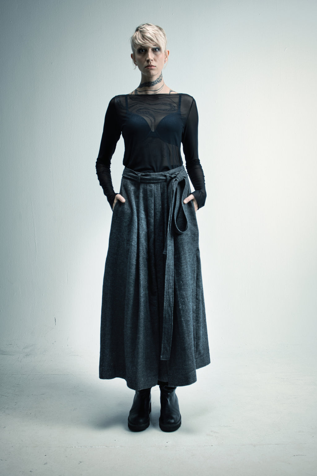 Hakama style unisex trousers "Kante"