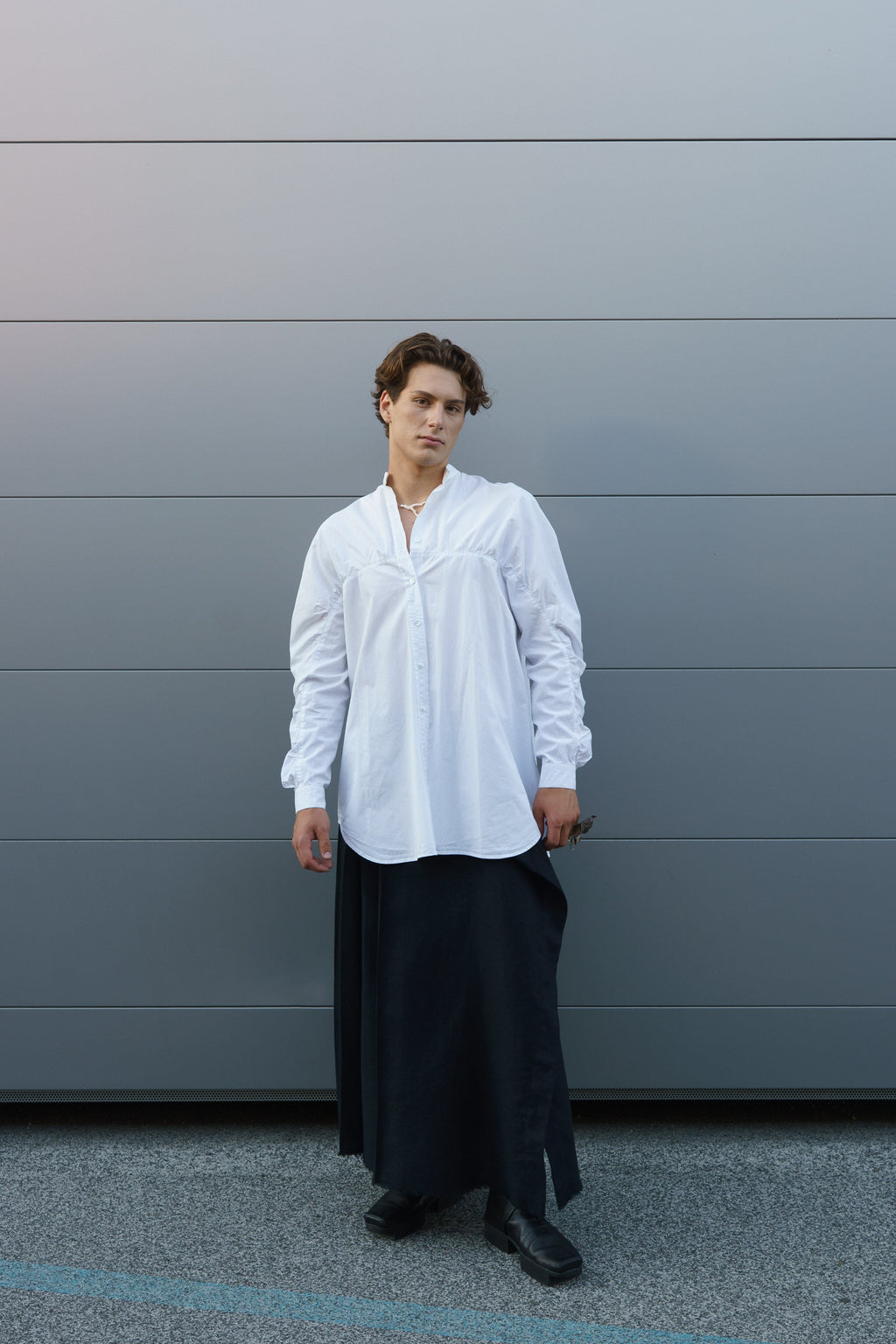 DEFIANCE wide gathered shirt