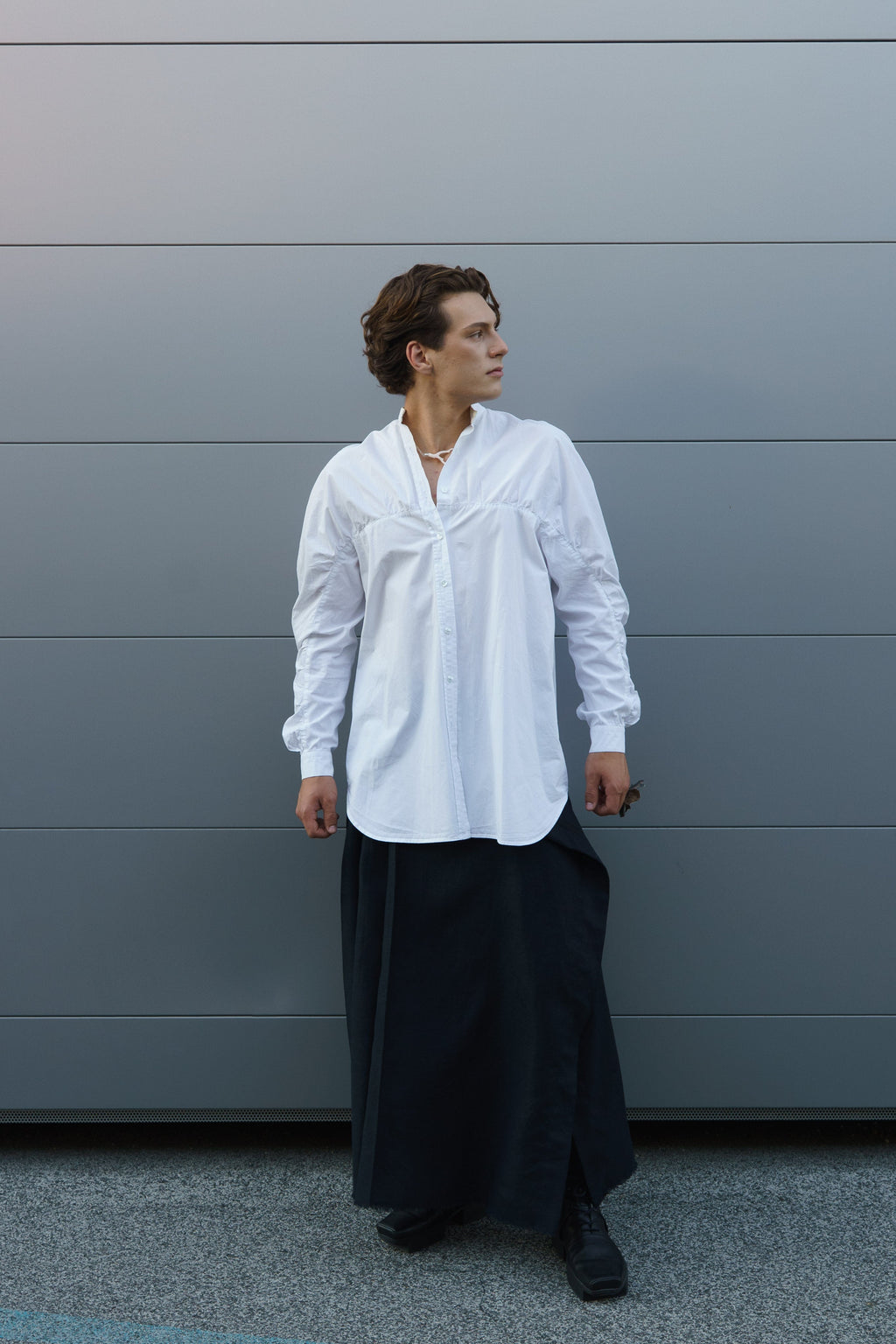 DEFIANCE wide gathered shirt