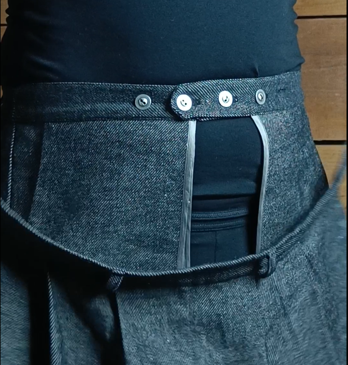 Hakama style unisex trousers "Kante"