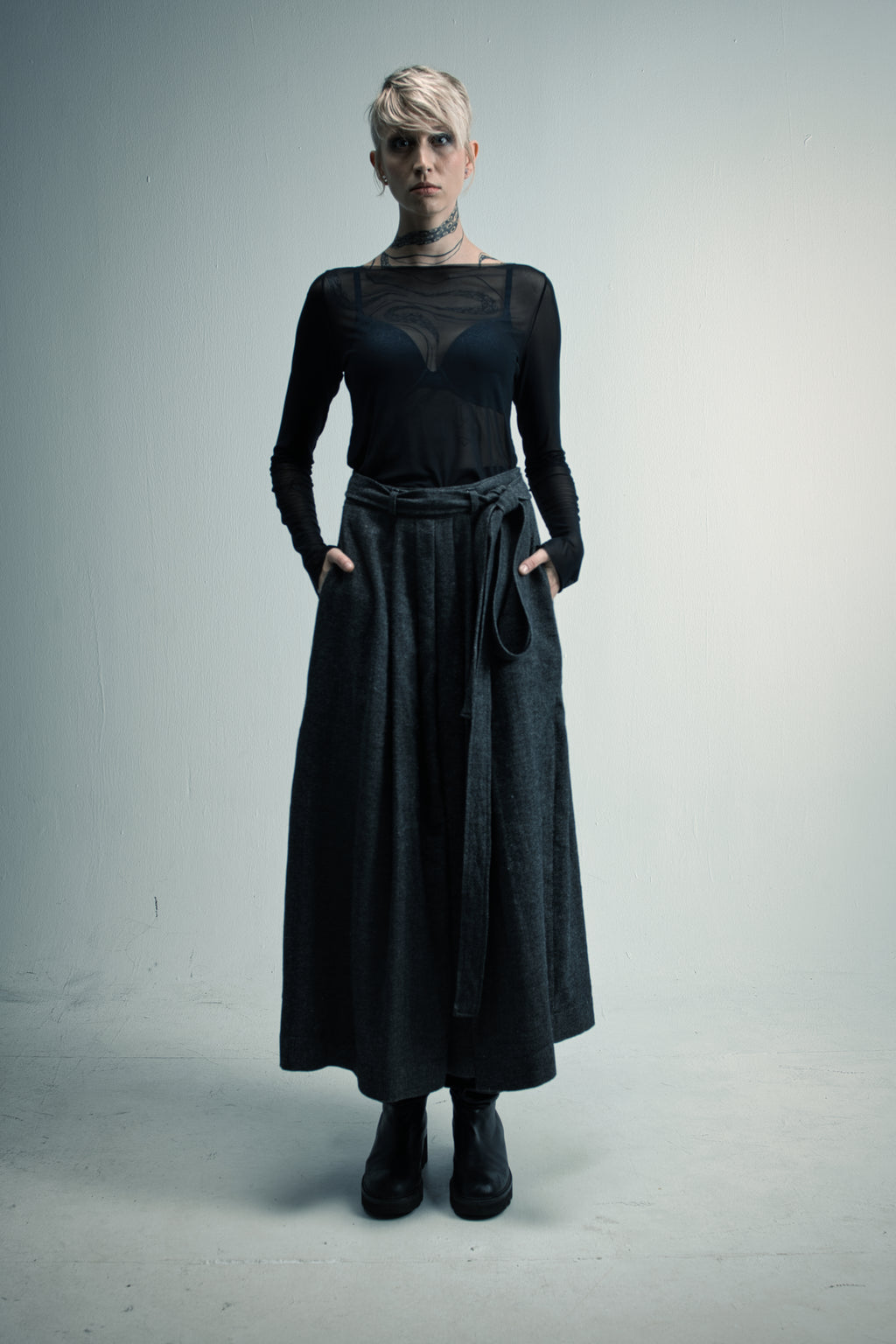 Hakama style unisex trousers "Kante"