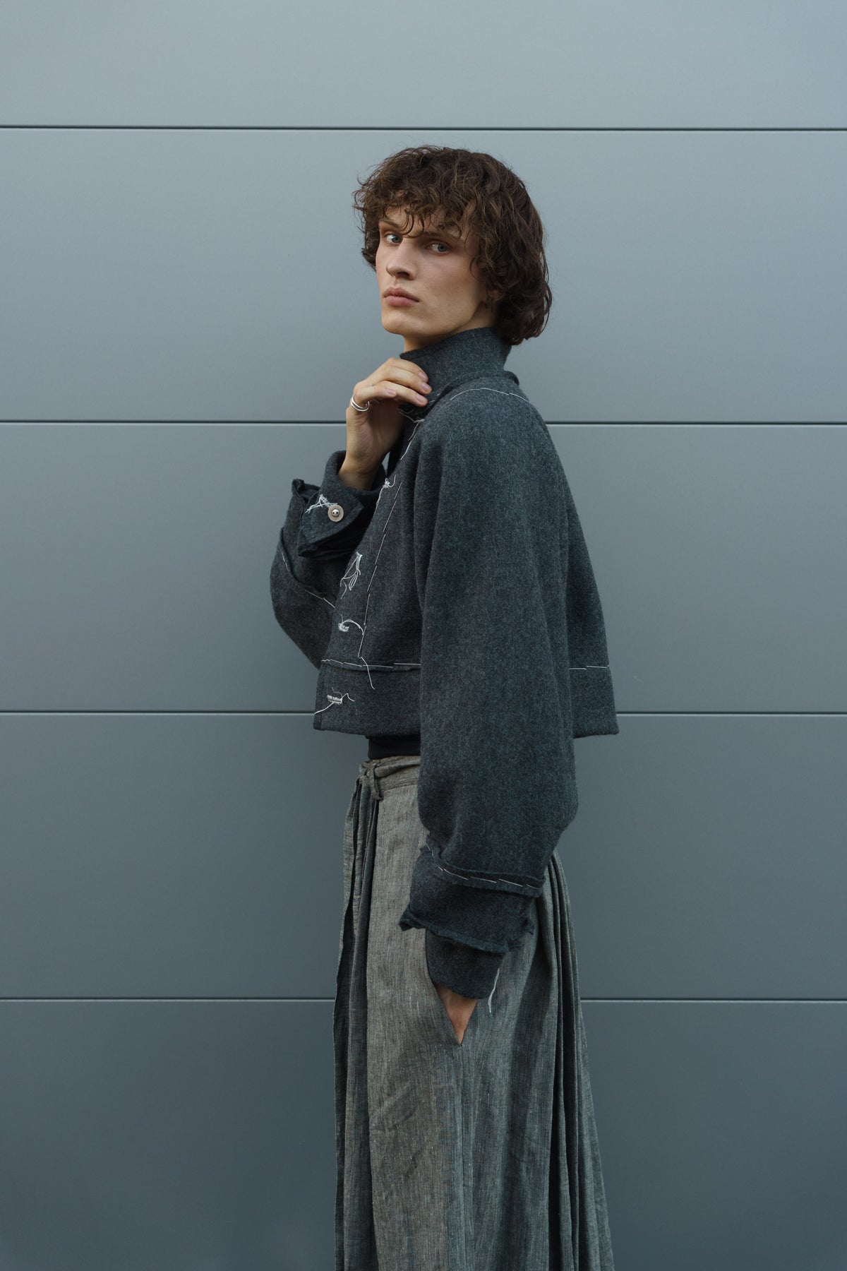 PEAK wool jacket