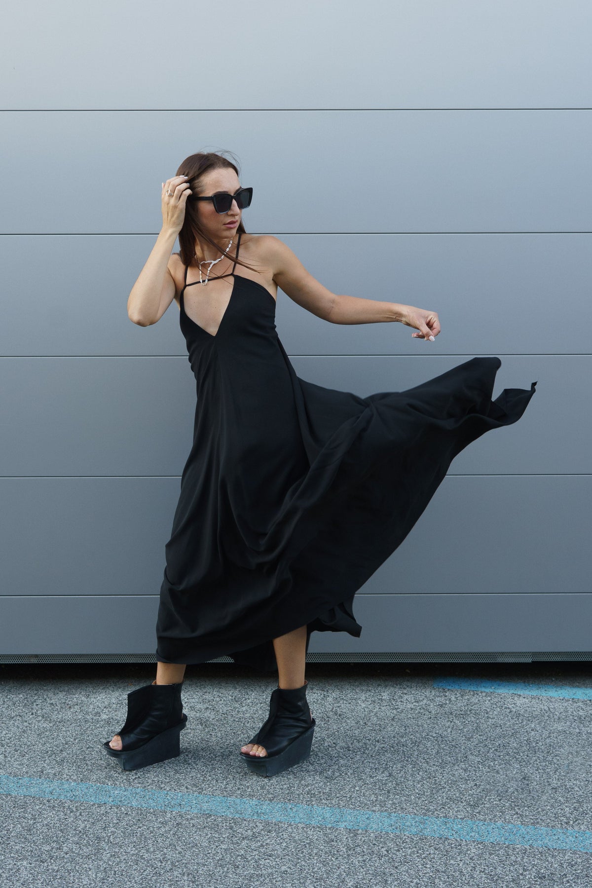 TRANSITION tie-up dress