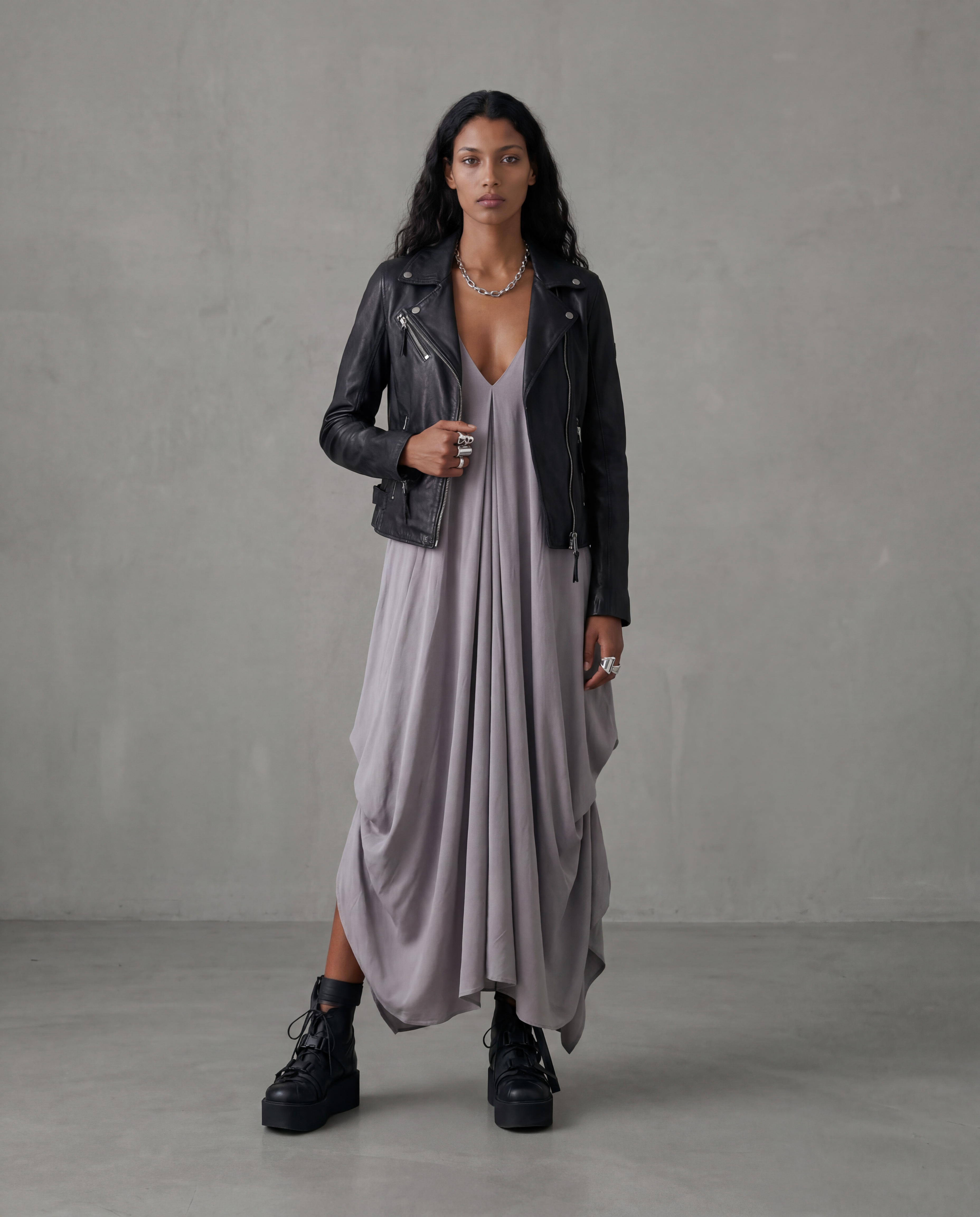 TRANSITION tie-up dress