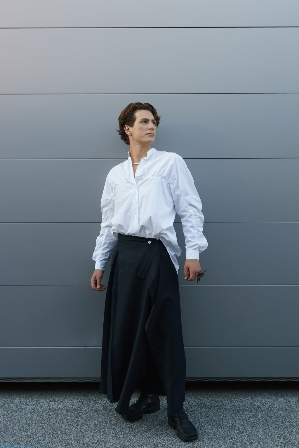 PARALLAX wrap skirt