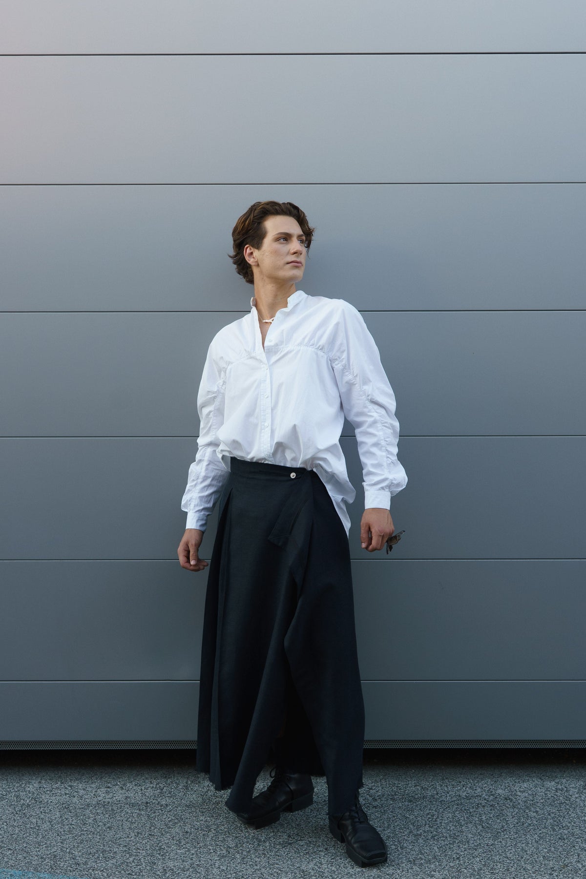PARALLAX wrap skirt