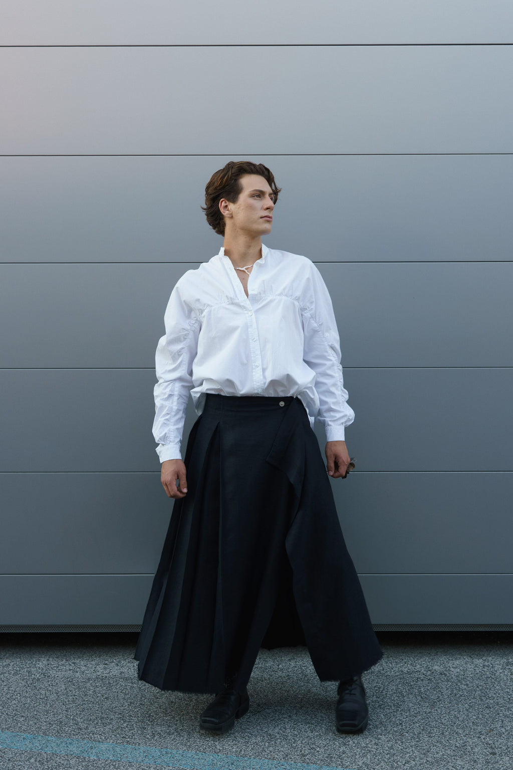 PARALLAX wrap skirt