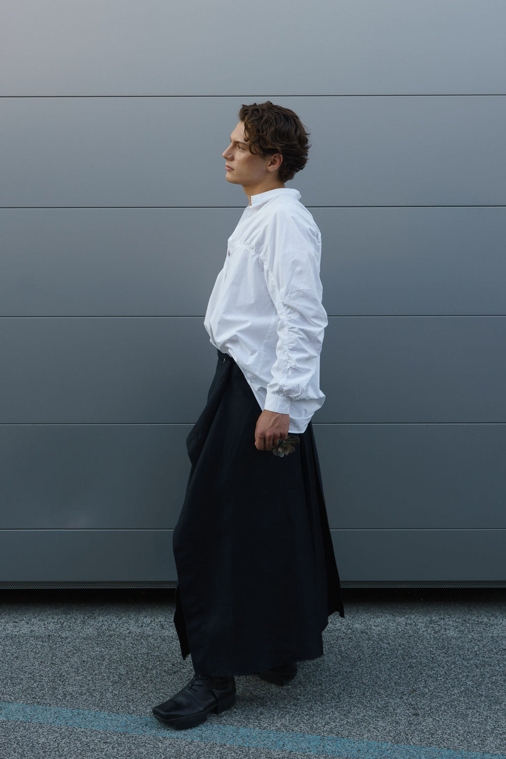PARALLAX wrap skirt
