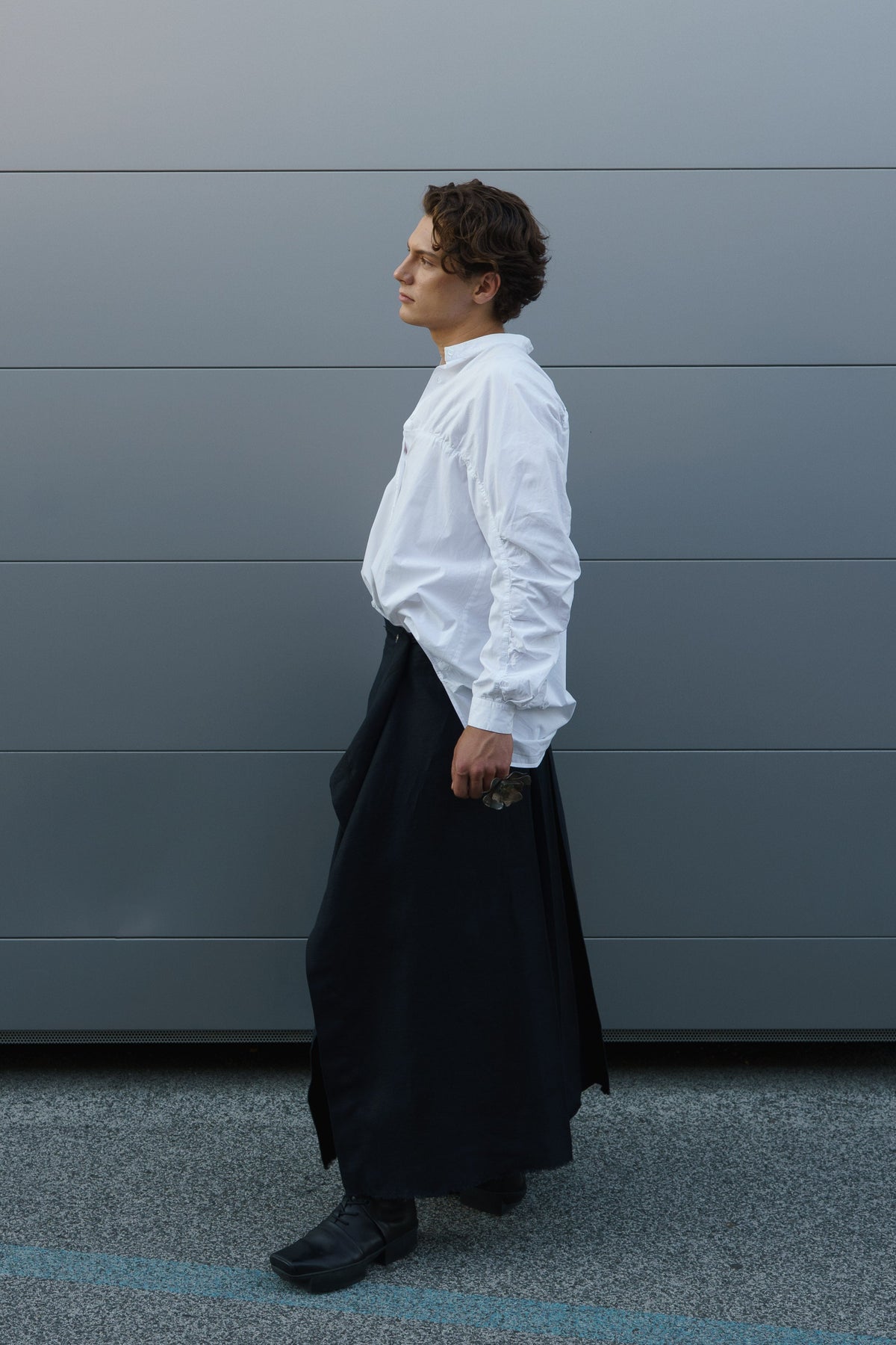 PARALLAX wrap skirt